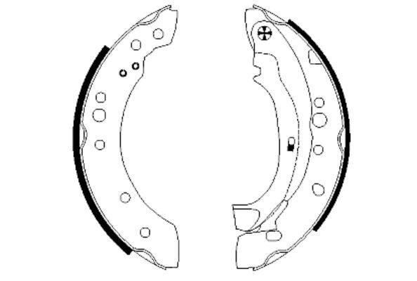 HELLA PAGID Jarrukenkäsarja 8DB 355 002-601